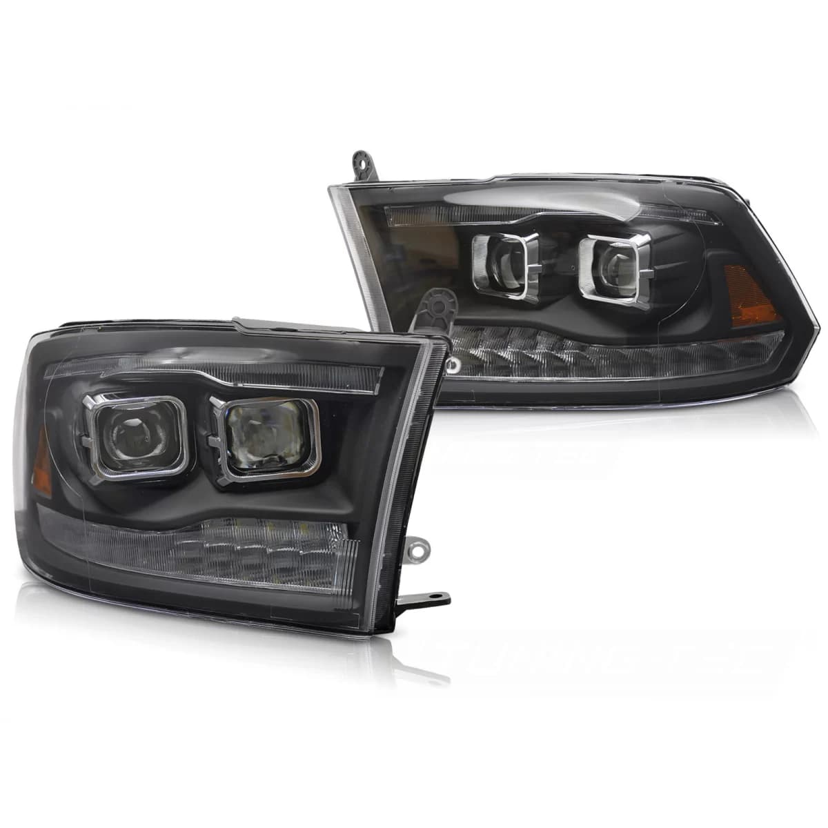 DODGE RAM 09-18 DOUBLE BLACK