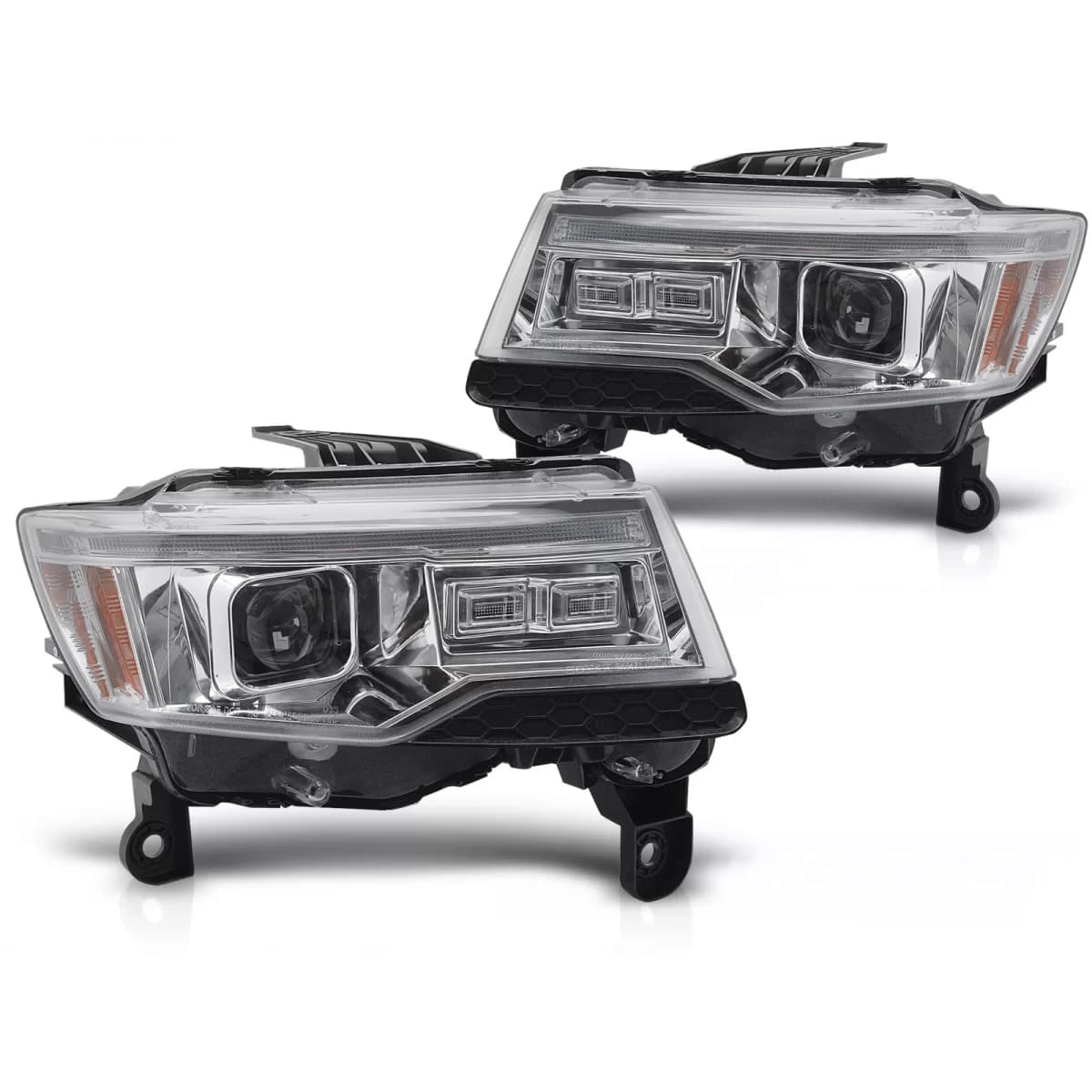 CHRYSLER JEEP GRAND CHEROKEE 14-21 CHROME TUBE LIGHT SEQ