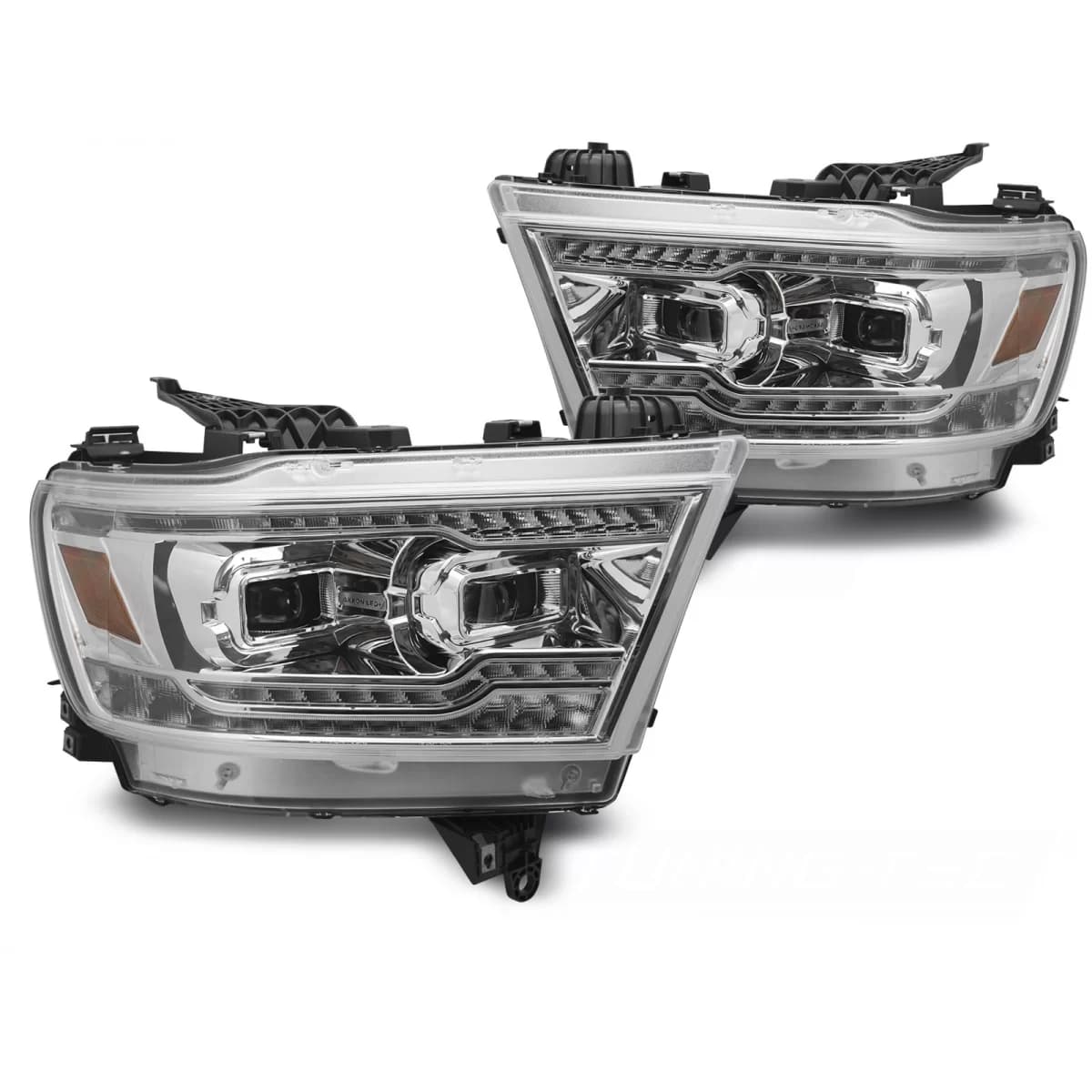 FULL LED HEADLIGHTS CHROME fits DODGE RAM 19-22
