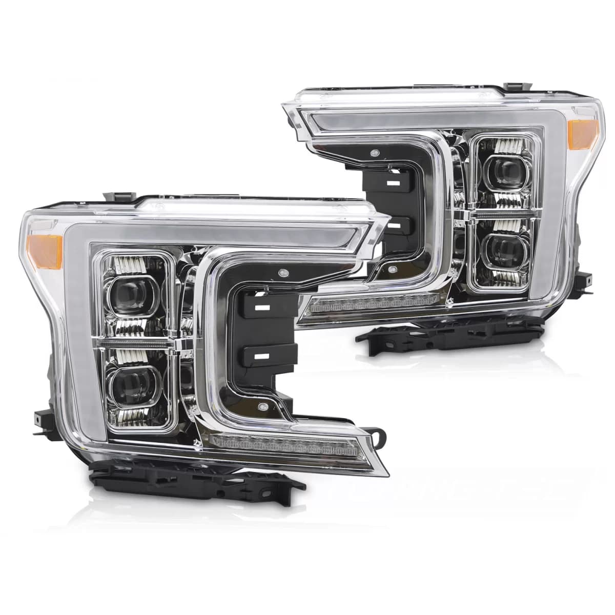 FULL LED HEADLIGHTS CHROME fits FORD F150 MK13 17-20