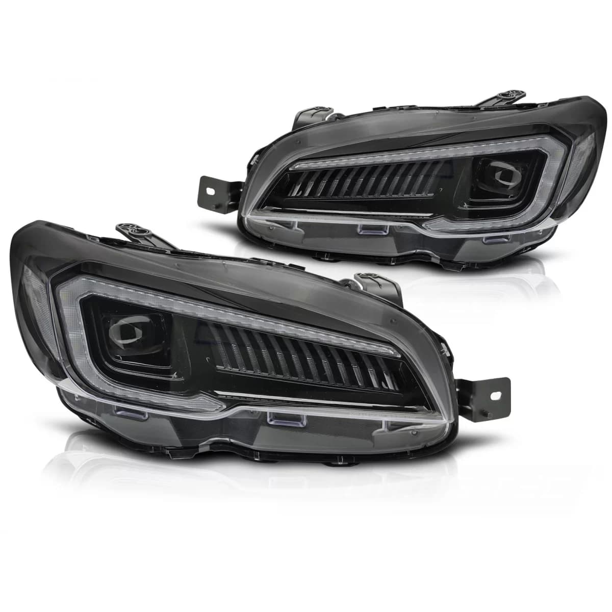 LED HEADLIGHTSTUBE LED BLACK fits SUBARU WRX 14-22