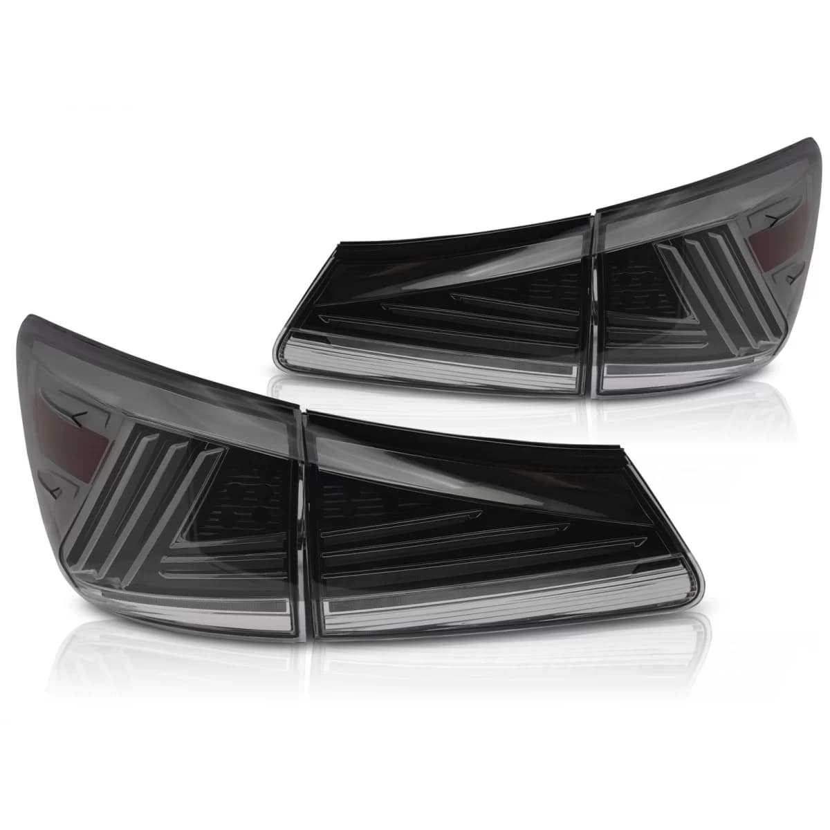 LED TAIL LIGHTS SMOKE LED SQL fits LEXUS IS II 06-13