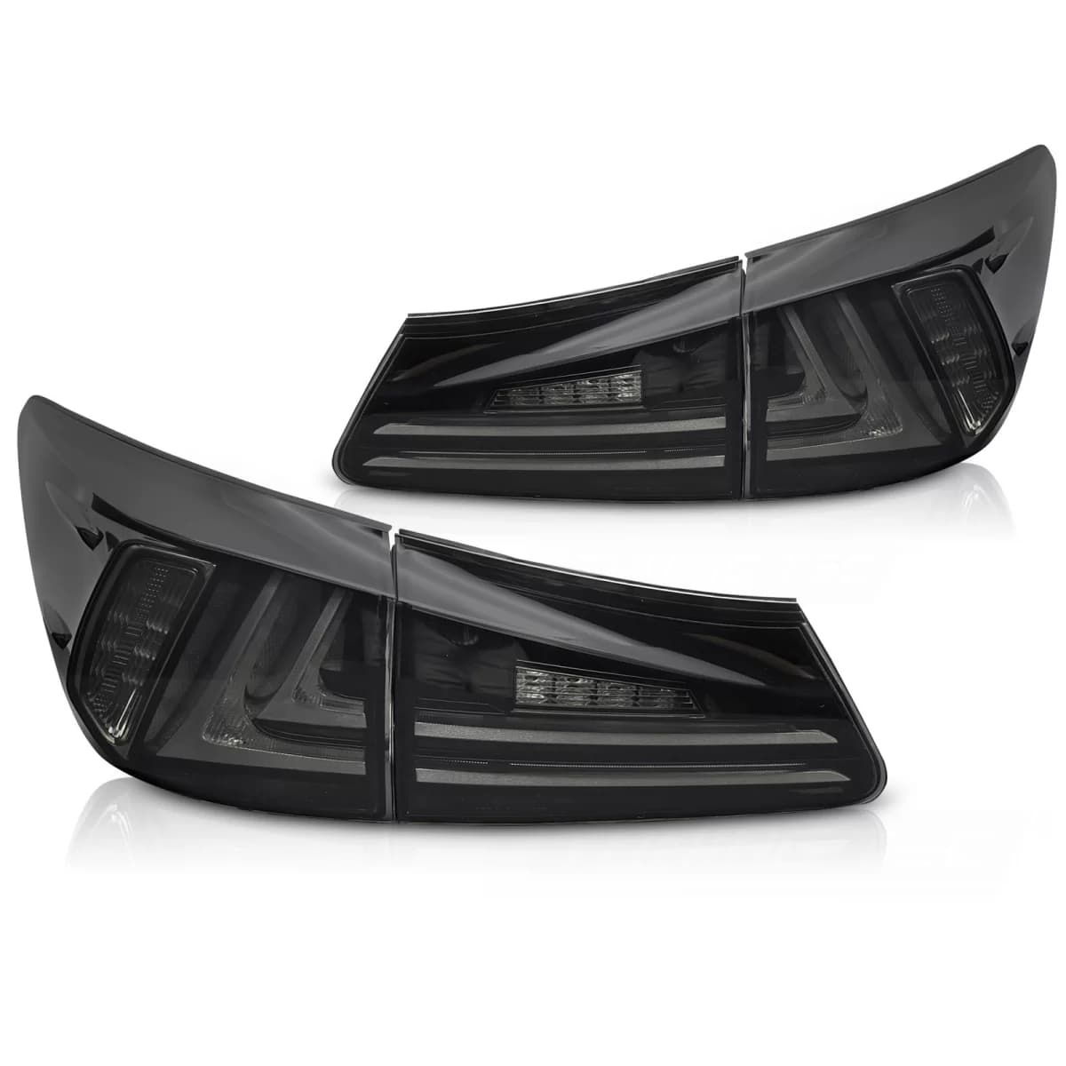LED TAIL LIGHTS SMOKE LED fits LEXUS IS II 06-13