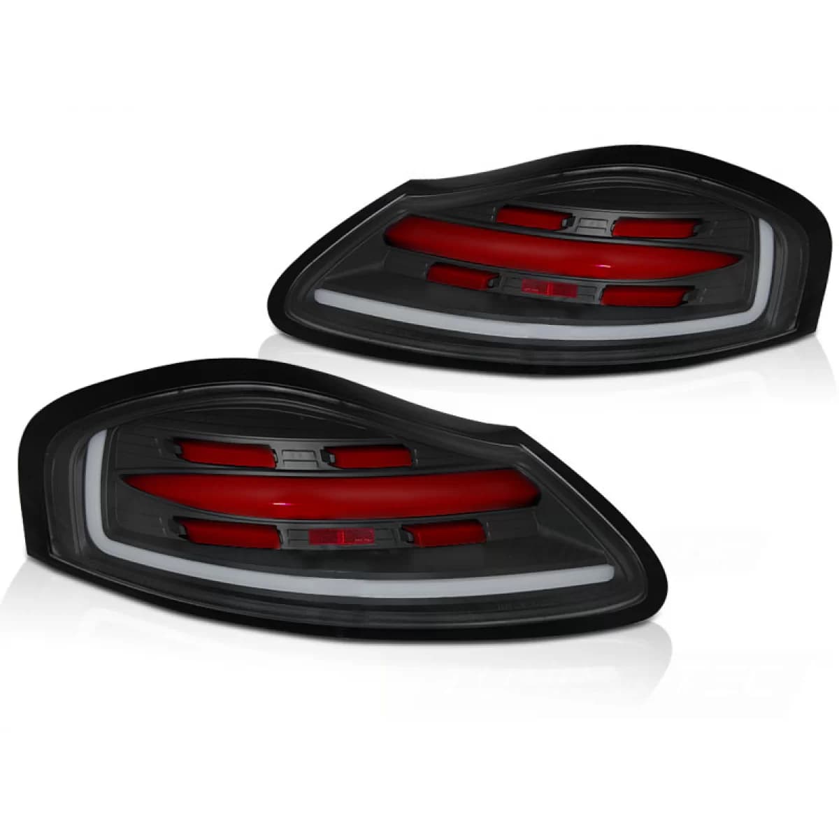 LED BAR TAIL LIGHTS BLACK-RED SEQ fits PORSCHE BOXSTER 986 96-04