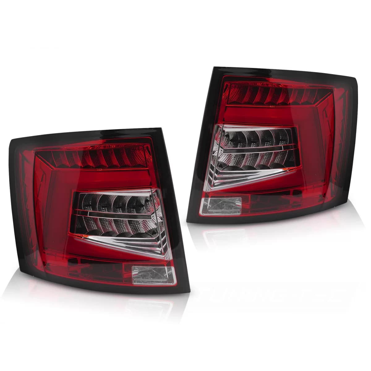 LED BAR TAIL LIGHTS RED WHITE fits SKODA OCTAVIA III 12-16 SW OEM LED