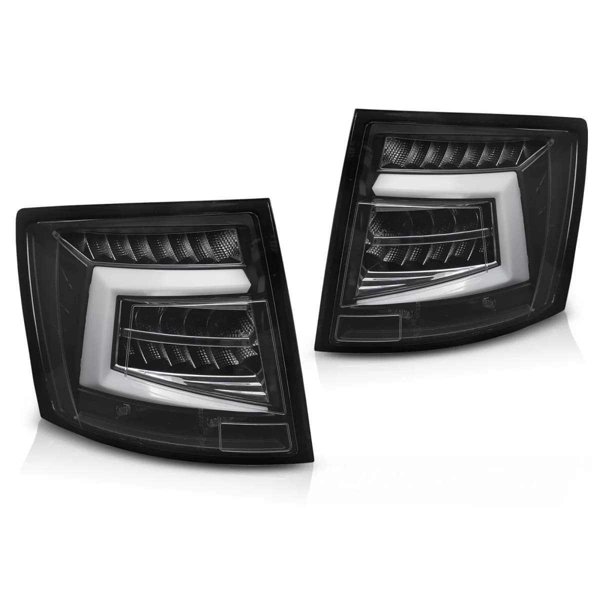 LED BAR TAIL LIGHTS BLACK fits SKODA OCTAVIA III 12-16 SW OEM LED