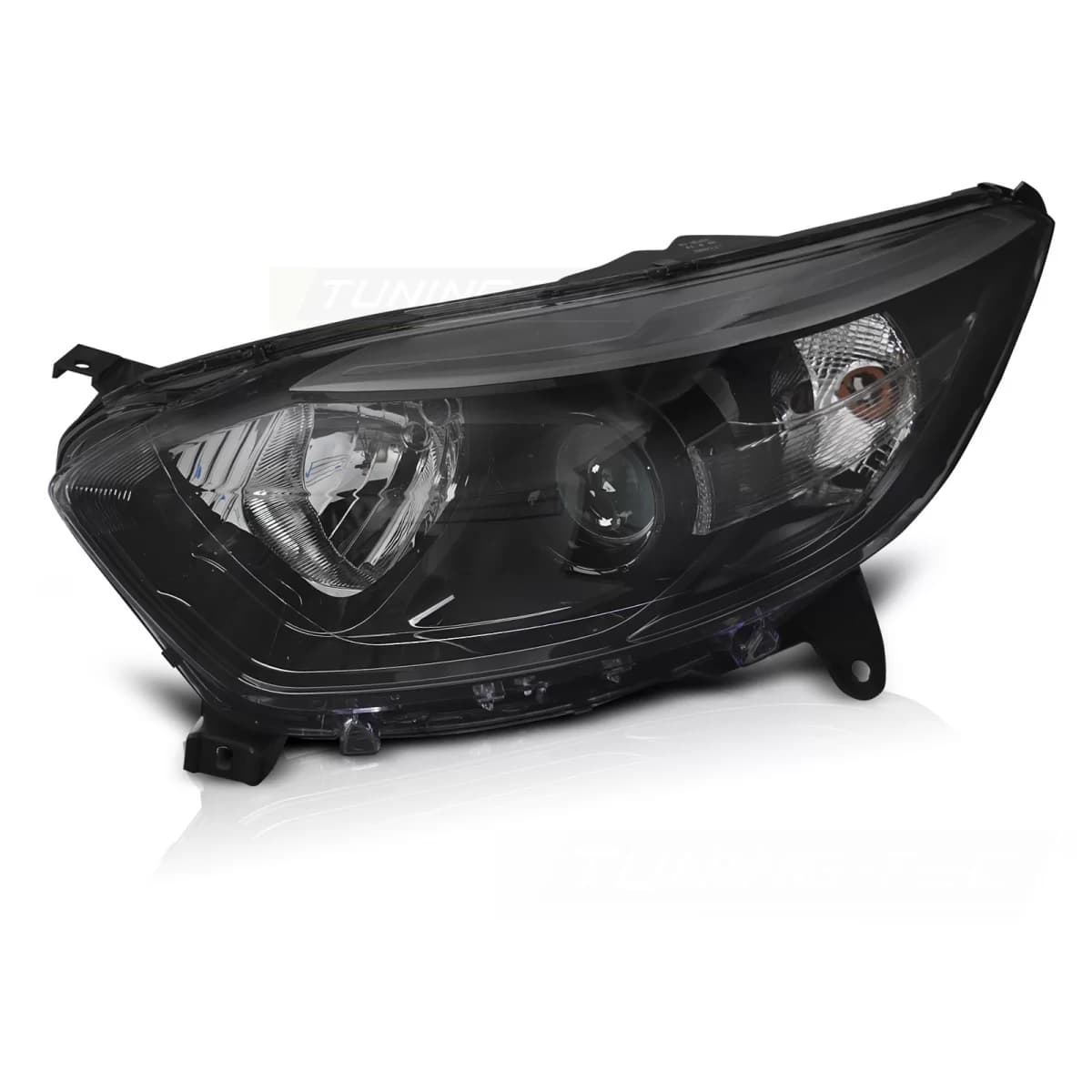 HEADLIGHT BLACK LEFT SIDE TYC fits RENAULT CAPTUR I 13-17