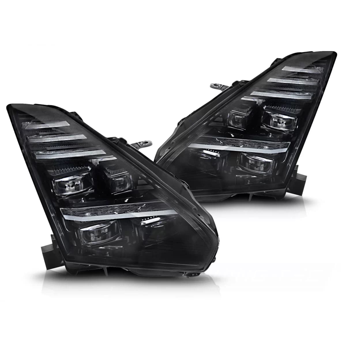 FULL LED HEADLIGHTS SEQ DRL fits NISSAN GT-R 08-23