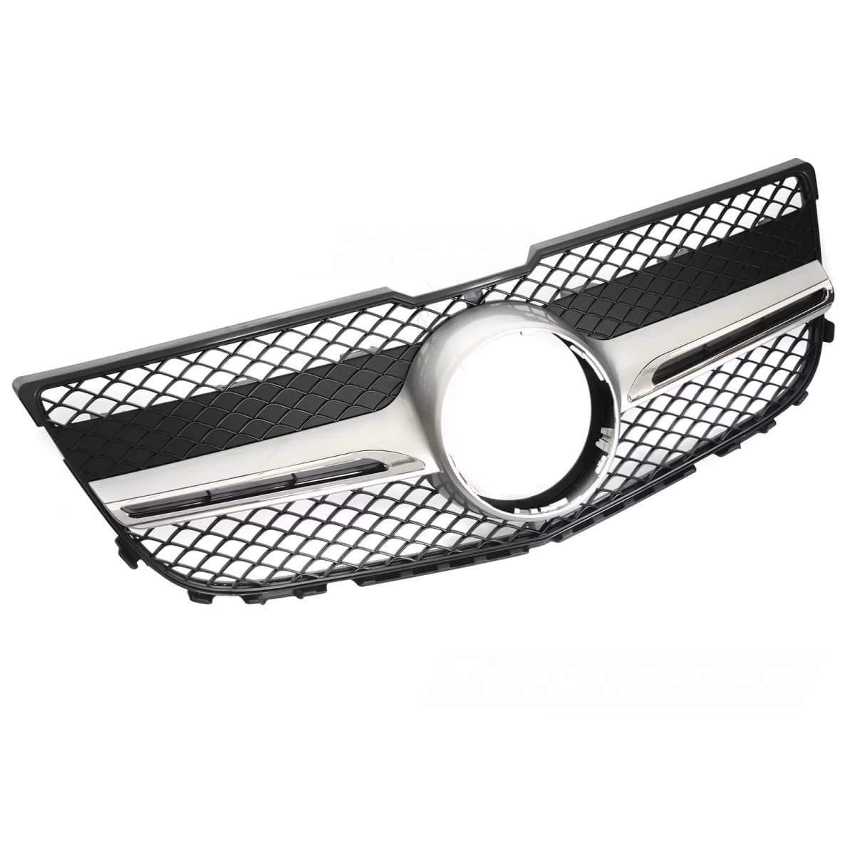 GRILLE SPORT SILVER CHROME fits MERCEDES GLK X204 13-15