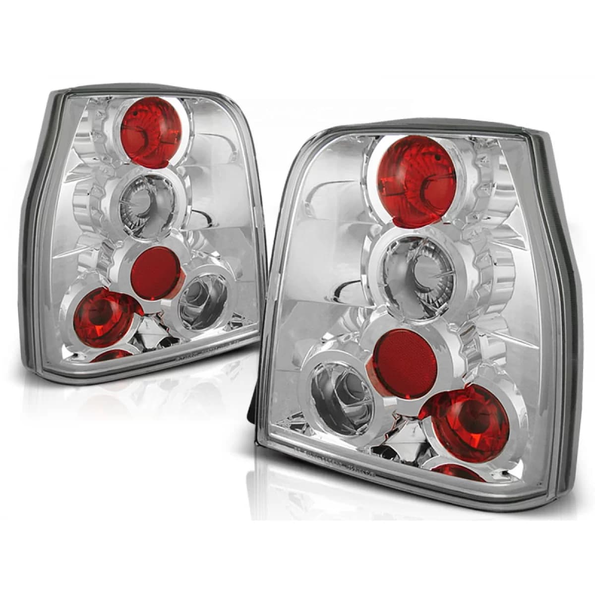 TAIL LIGHTS CHROME fits VW LUPO 09.98-05