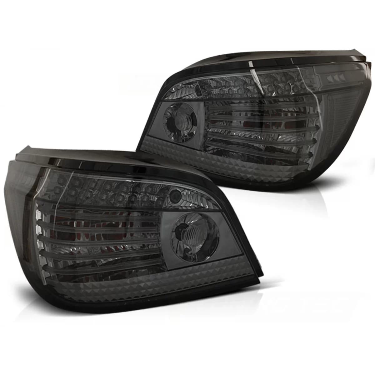 LED TAIL LIGHTS SMOKE SEQ fits BMW E60 07.03-07