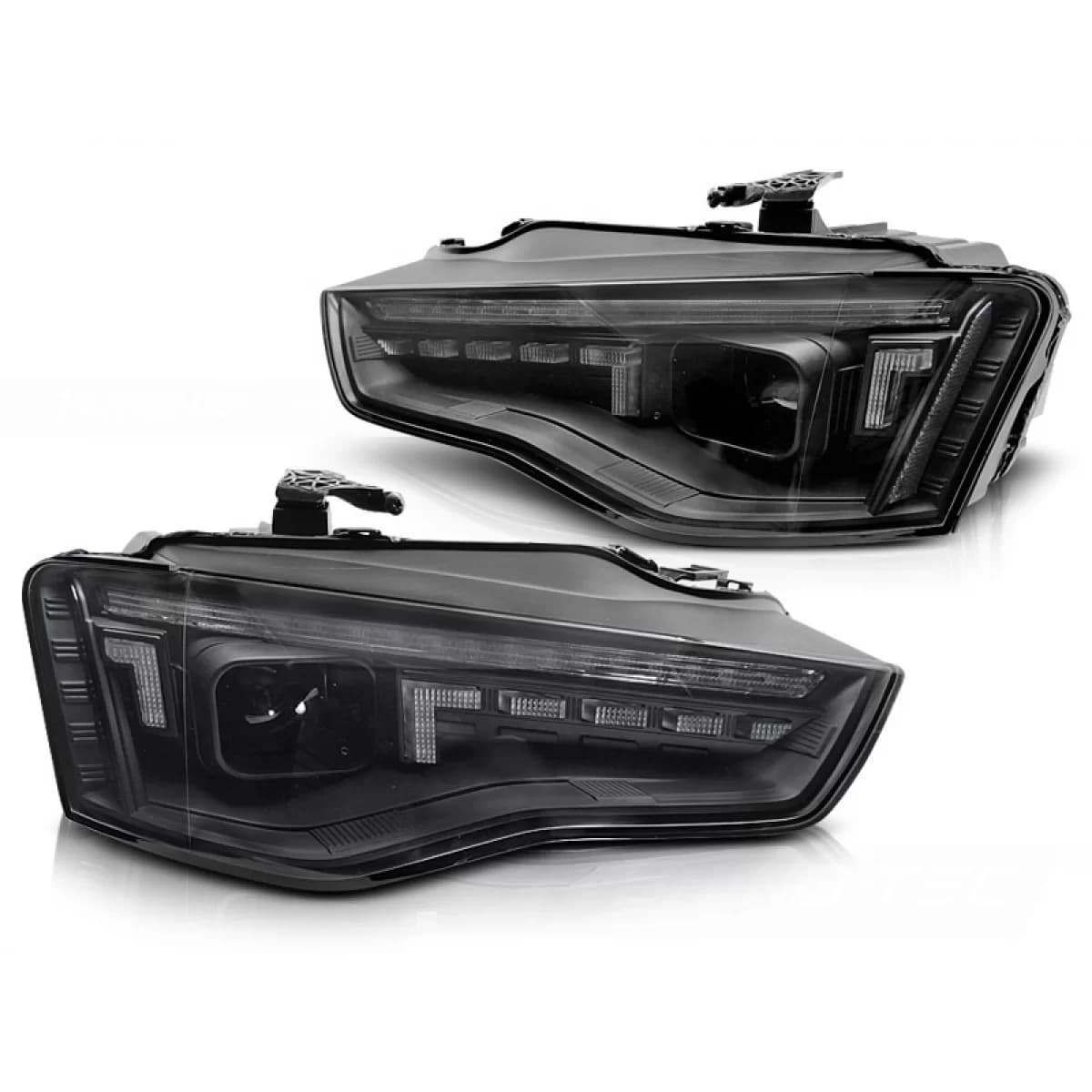 XENON HEADLIGHTS LED BLACK SEQ fits AUDI A5 11-16
