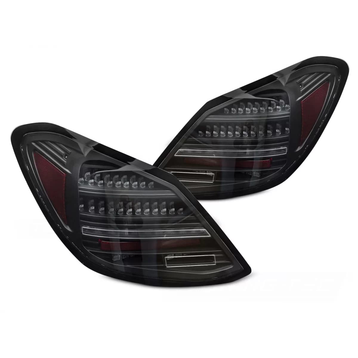 LED TAIL LIGHTS BLACK SEQ fits MERCEDES C-CLASS W205 14-21