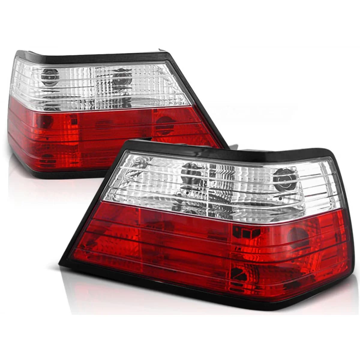 TAIL LIGHTS RED WHITE fits MERCEDES W124 E-KLASA 01.85-06.95