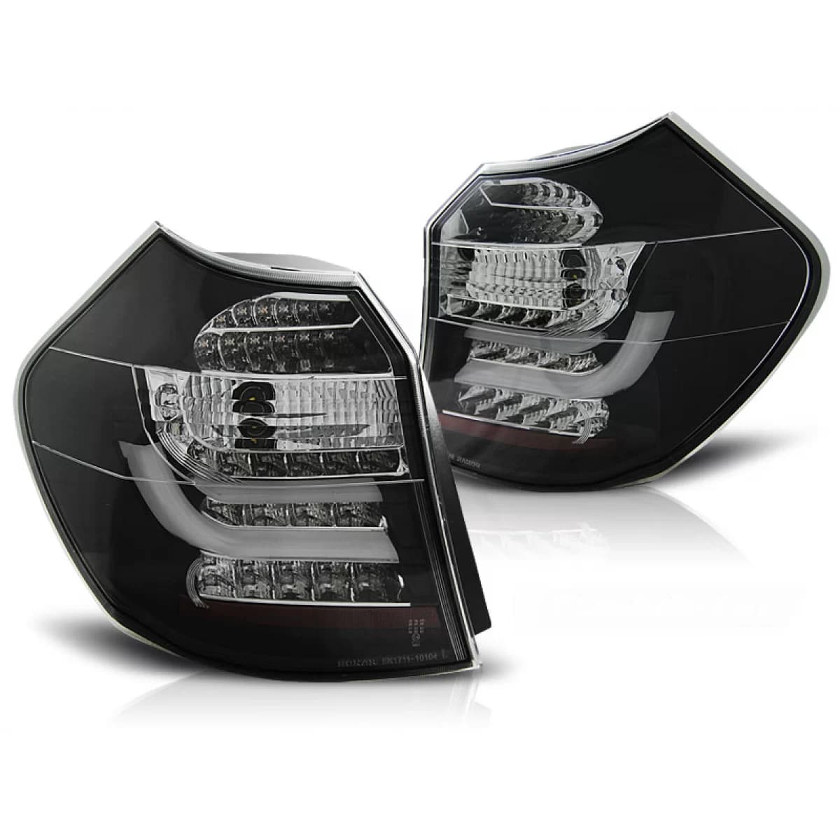 LED BAR TAIL LIGHTS BLACK fits BMW E87/E81 09.07-11 LCI BLACK