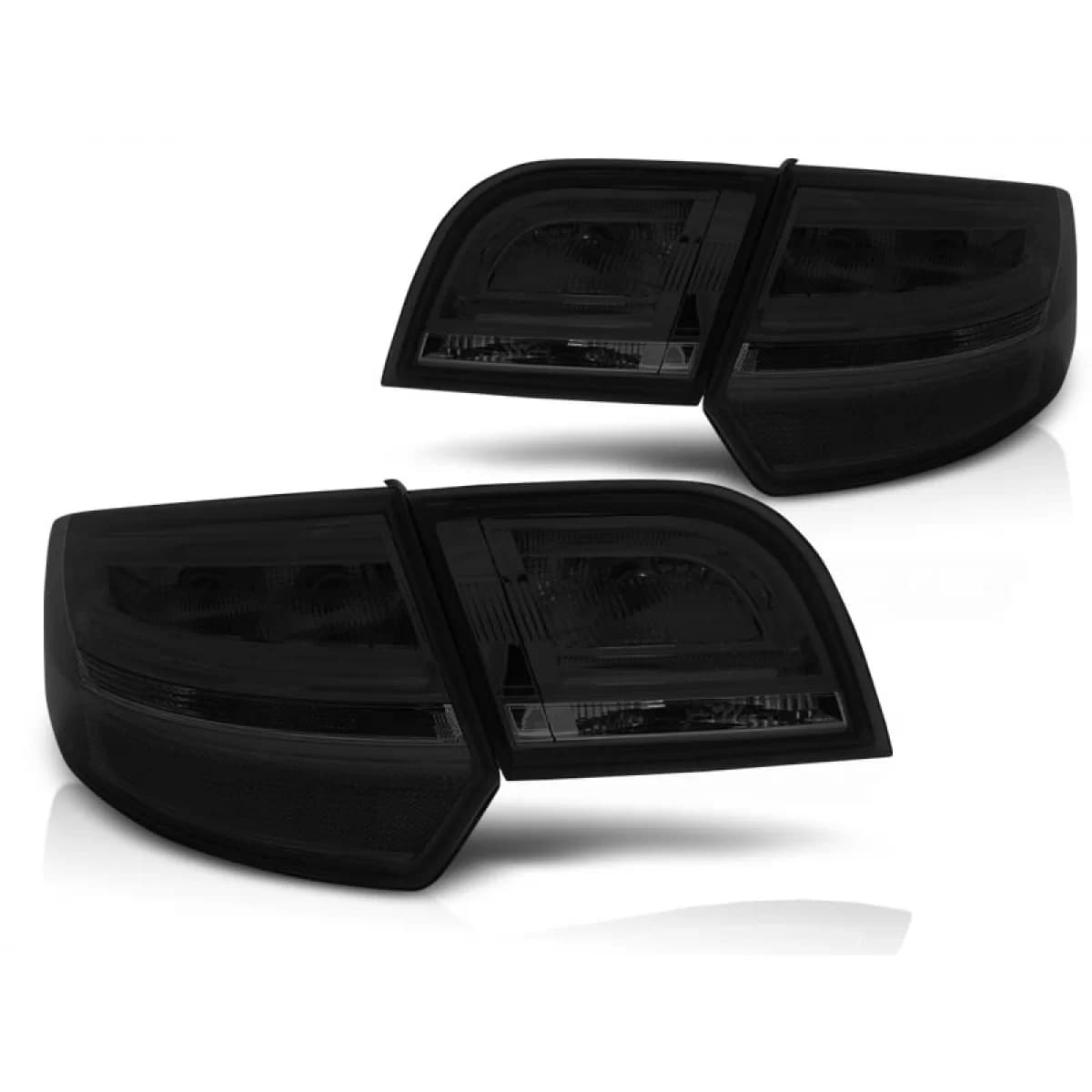 LED TAIL LIGHTS SMOKE fits AUDI A3 8P 04-08 SPORTBACK