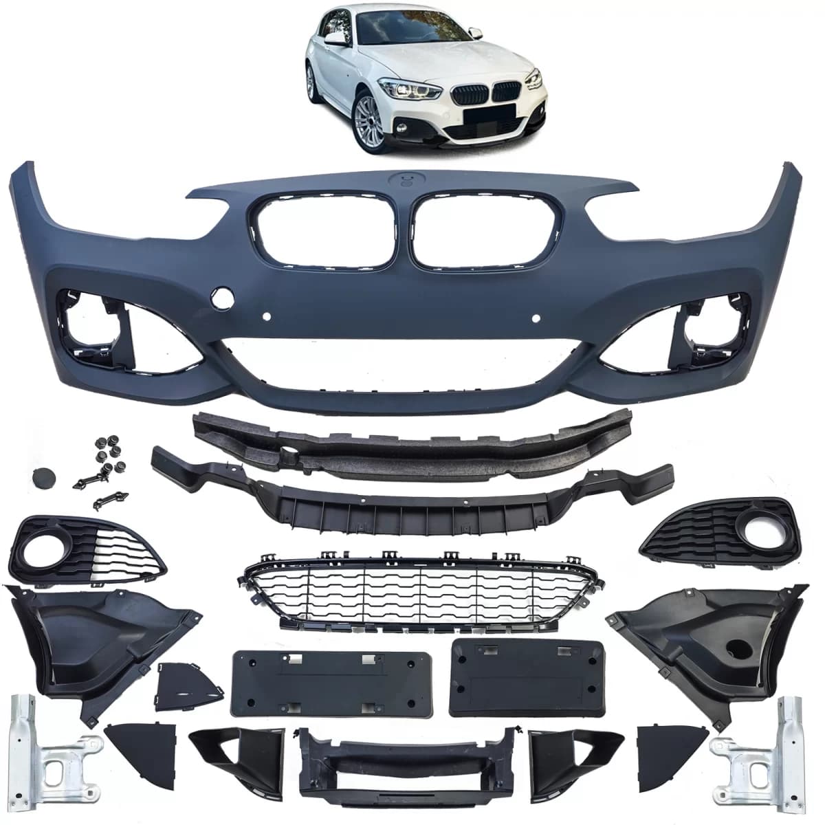 Sport front bumper complete with accessories fits 1 Series BMW F20 F21 LCI 15-20