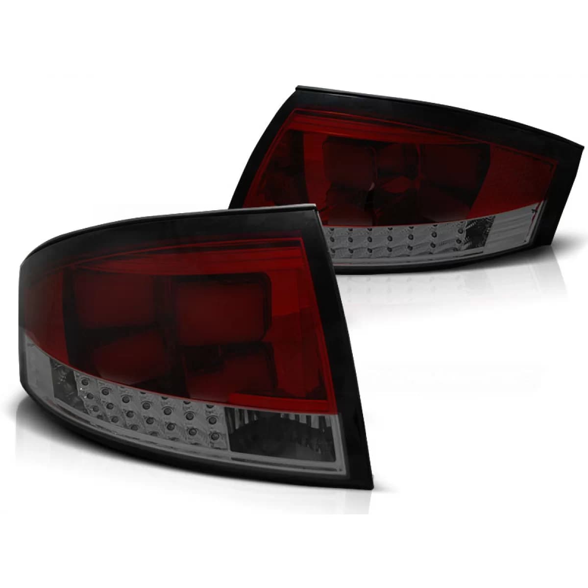 LED TAIL LIGHTS RED SMOKE fits AUDI TT 8N 99-06