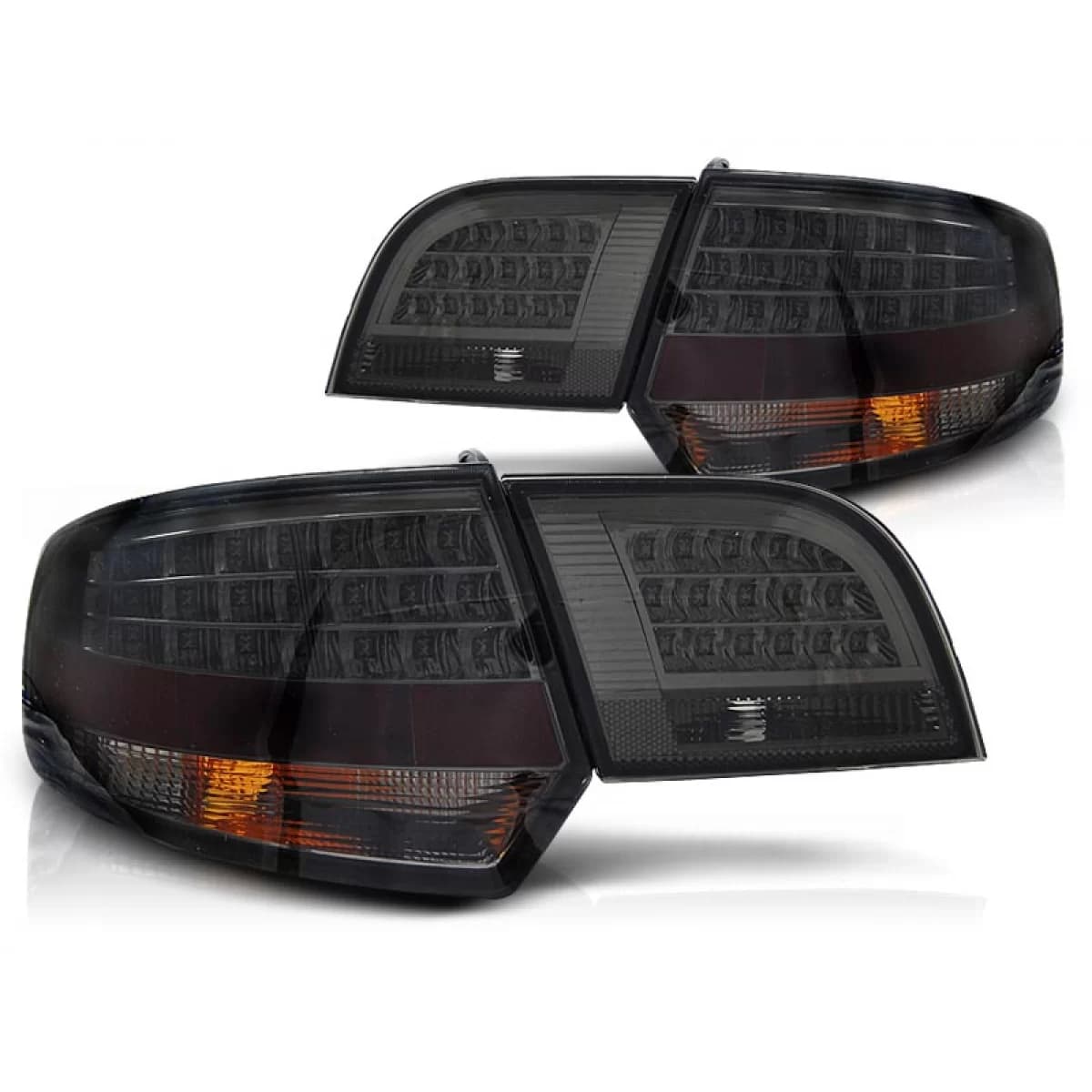 LED TAIL LIGHTS SMOKE fits AUDI A3 8P 04-08 SPORTBACK