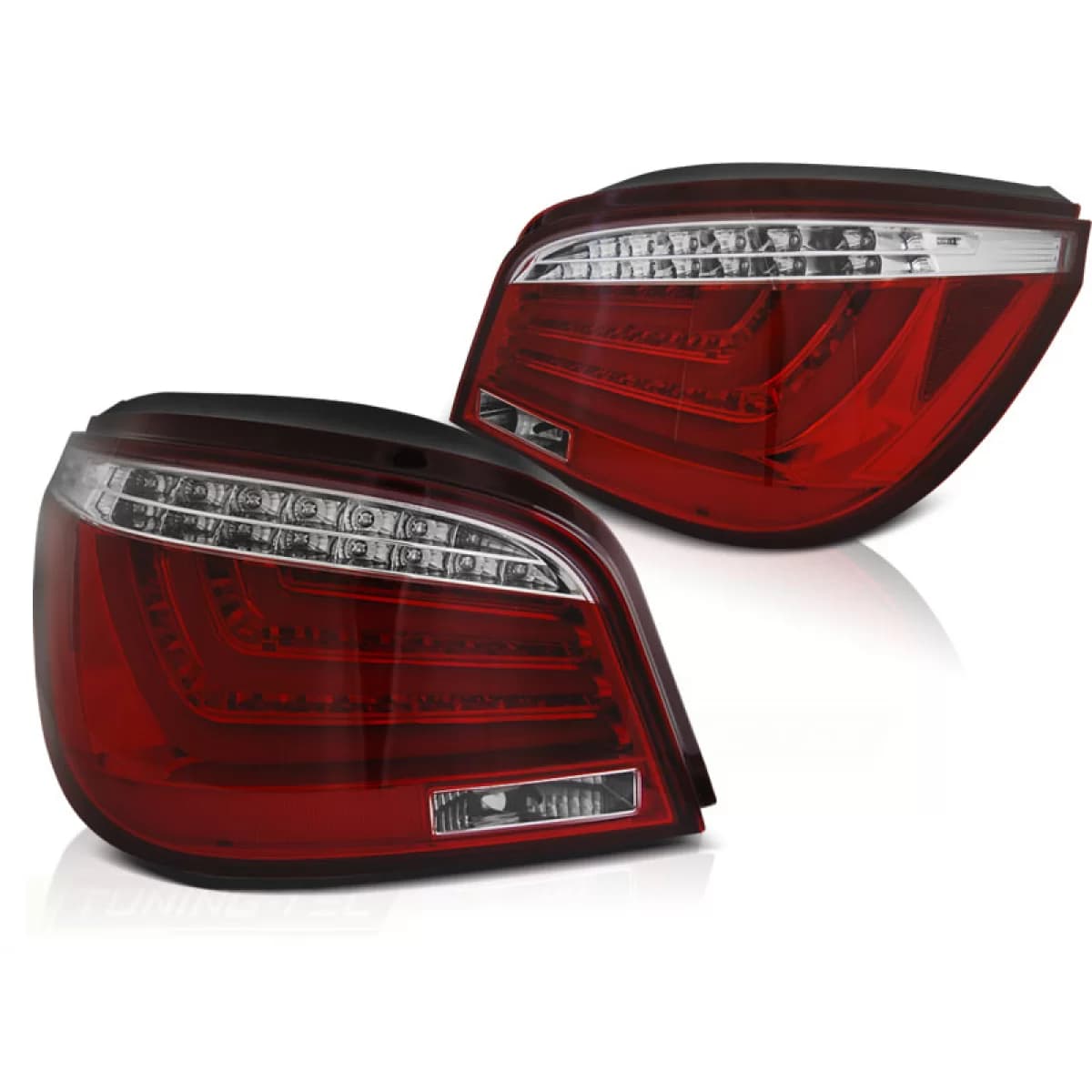 LED BAR TAIL LIGHTS RED WHIE fits BMW E60 07.03-02.07