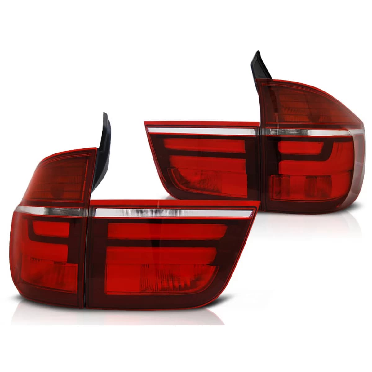 LED TAIL LIGHTS RED WHITE fits BMW X5 E70 03.07-05.10