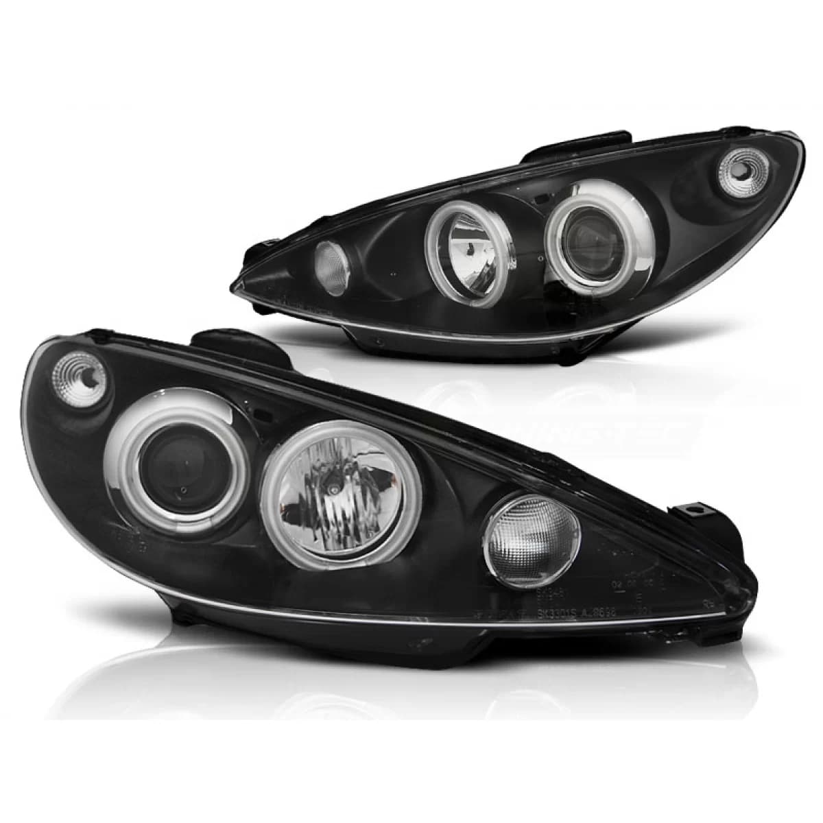 PEUGEOT 206 02- ANGEL EYES BLACK CCFL