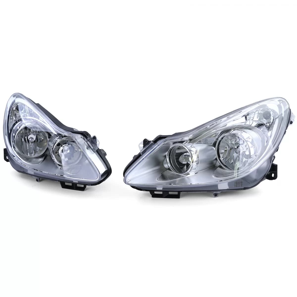 Headlights H1 H7 Pair Left Right for Opel Corsa D 06-11