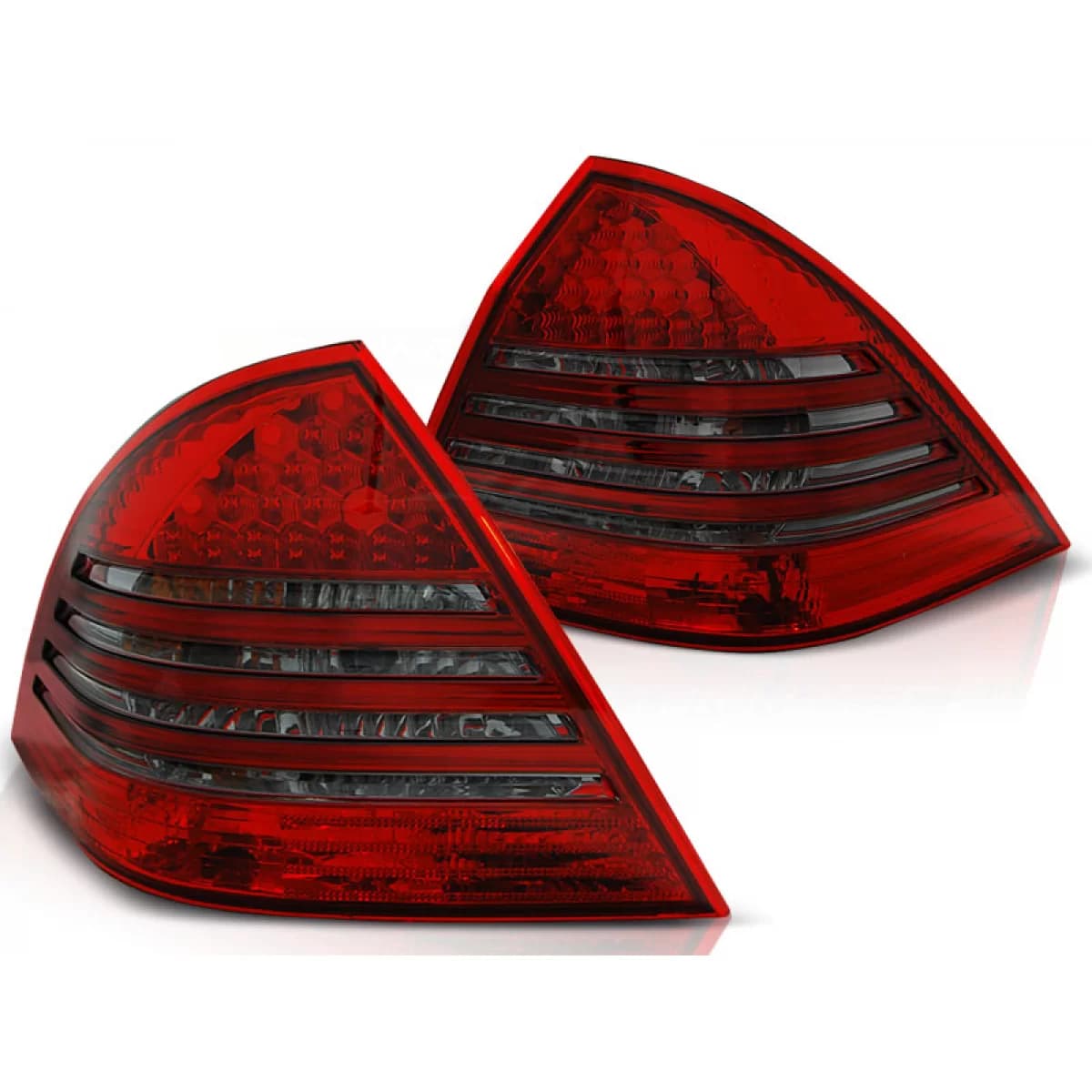 LED TAIL LIGHTS RED SMOKE fits MERCEDES C-KLASA W203 SEDAN 00-04