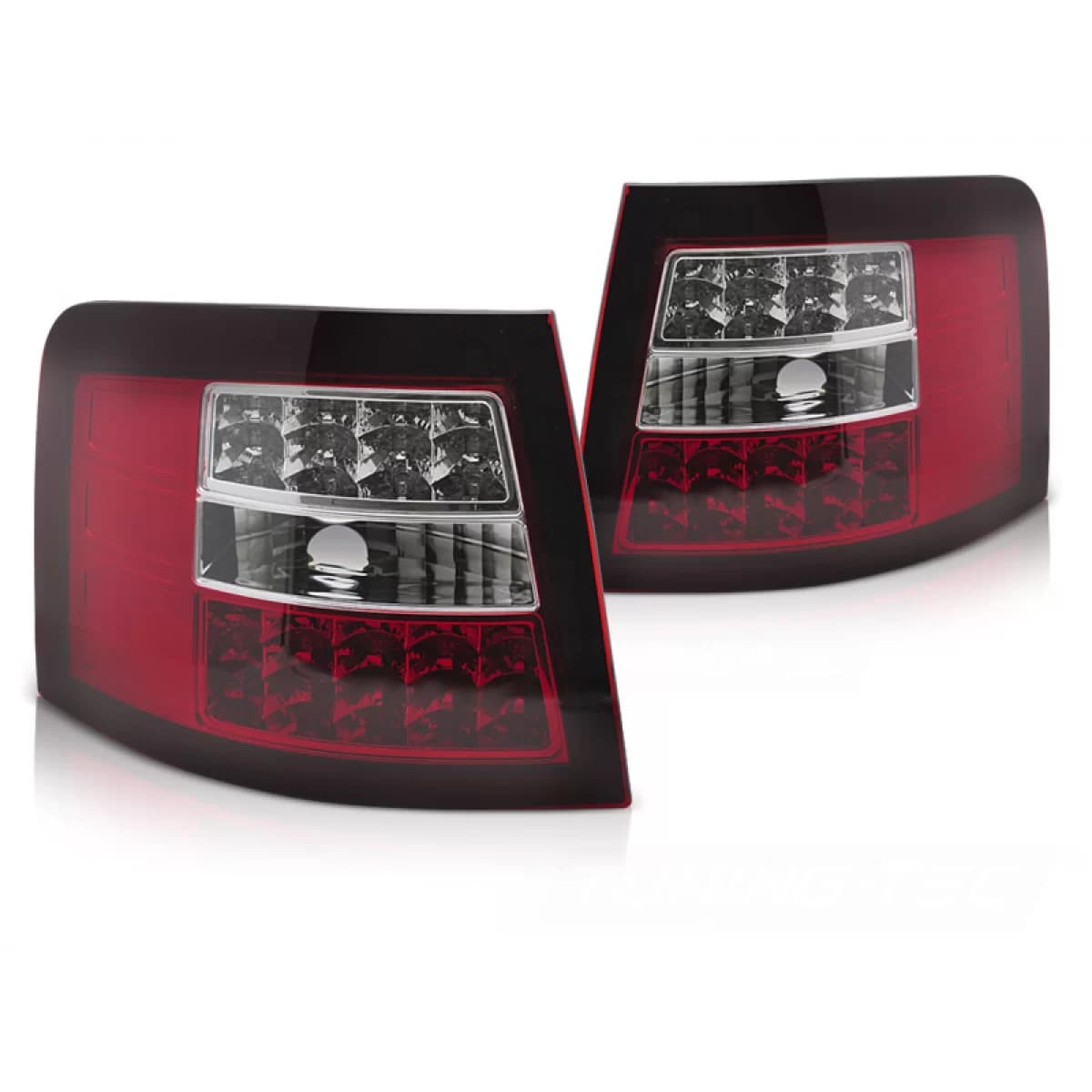 LED TAIL LIGHTS RED WHITE fits AUDI A6 05.97-05.04 AVANT