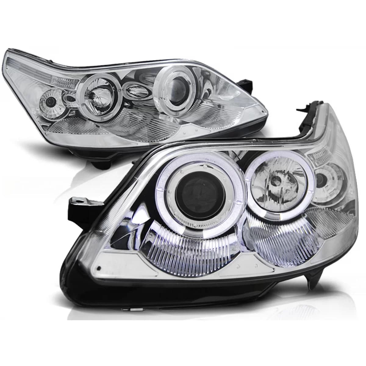 CITROEN C4 04-10 ANGEL EYES CHROME
