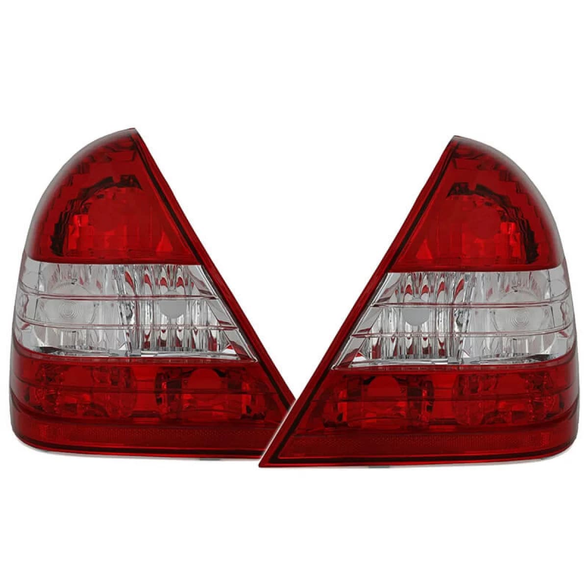 Taillights Set Suitable for Mercedes-Benz C-Class W202 93-00 Red/Crystal Eagle Eyes