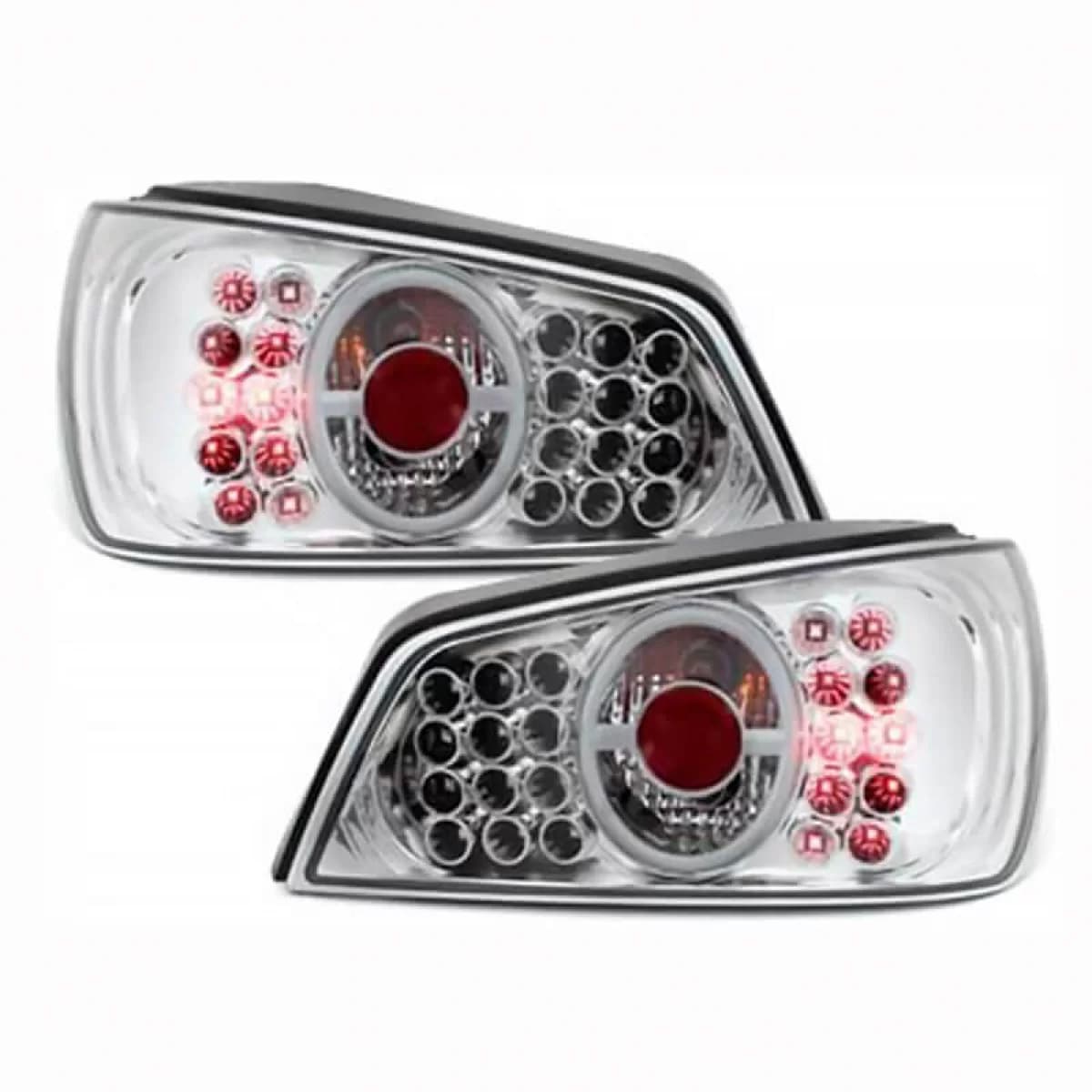 Taillights Set Suitable for Peugeot 306 92-96 Chrome LH Group
