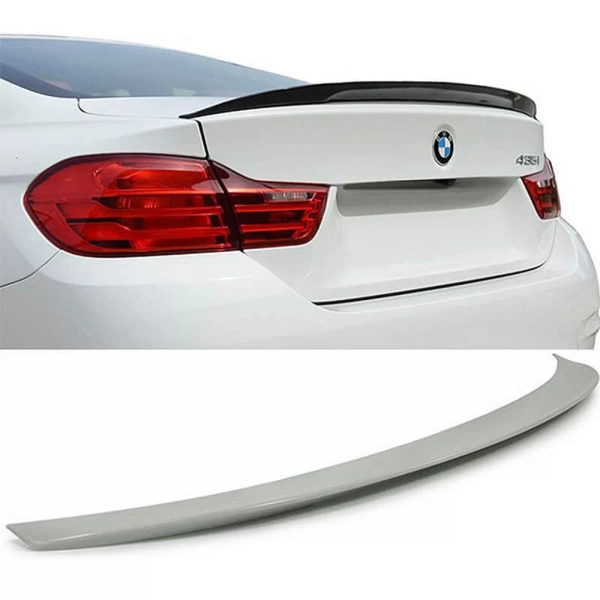 Trunk Spoiler suitable for BMW 4 F32 13-17 M Look Lip Spoiler made from ABS Plastic