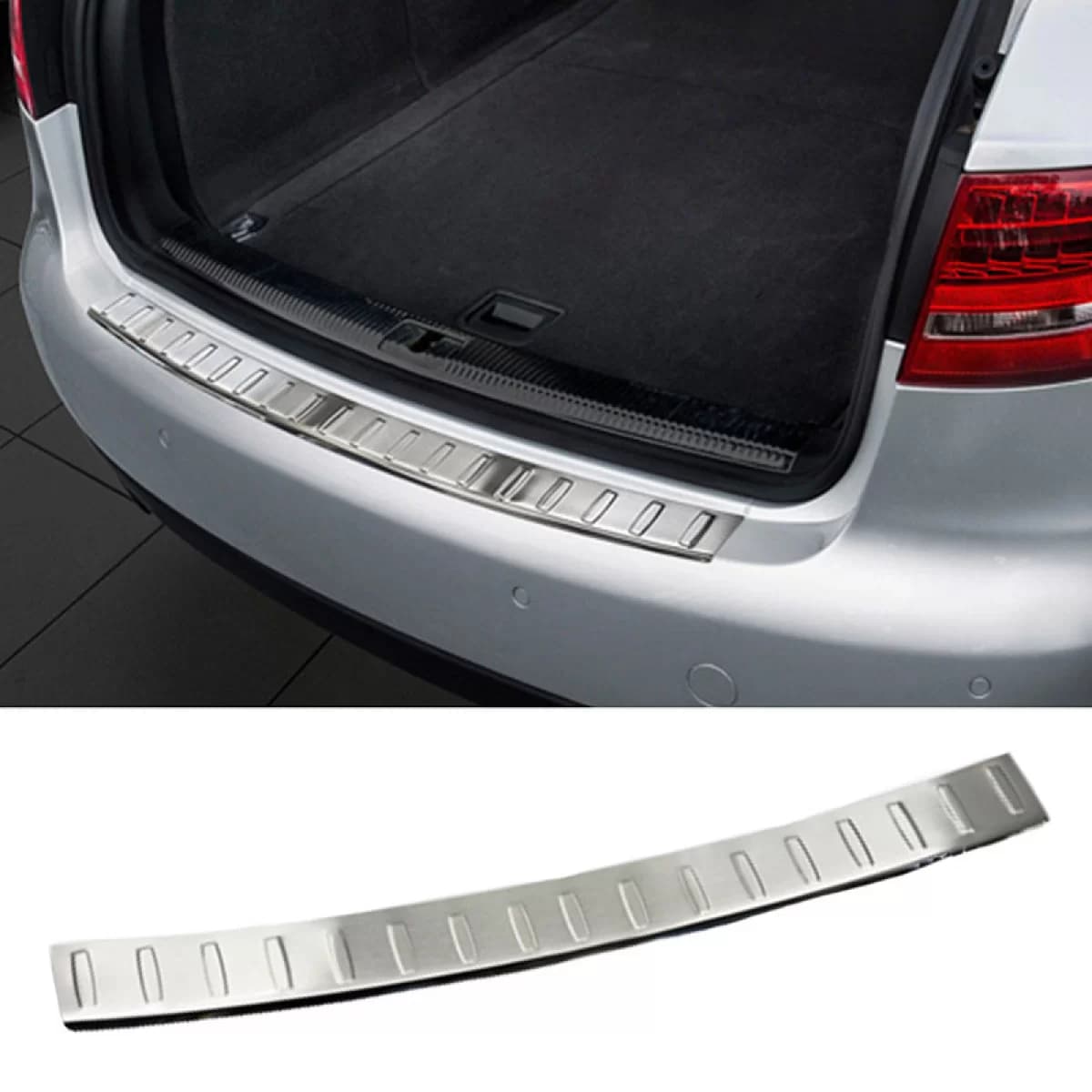 Rear Bumper Protector suitable for Audi A4 B8 08-12 Caravan Steel