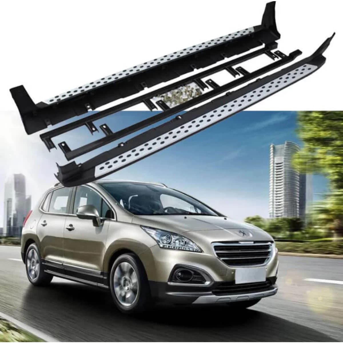 Side Steps Running Boards suitable for Peugeot 3008 13-16 2 pcs