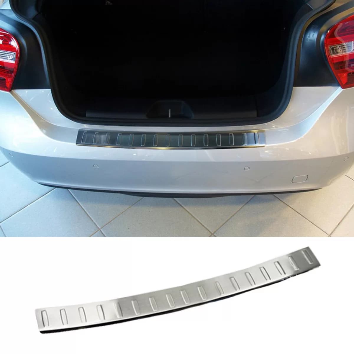 Rear Bumper Protector suitable for Mercedes-Benz A-Class W176 12-18 Steel