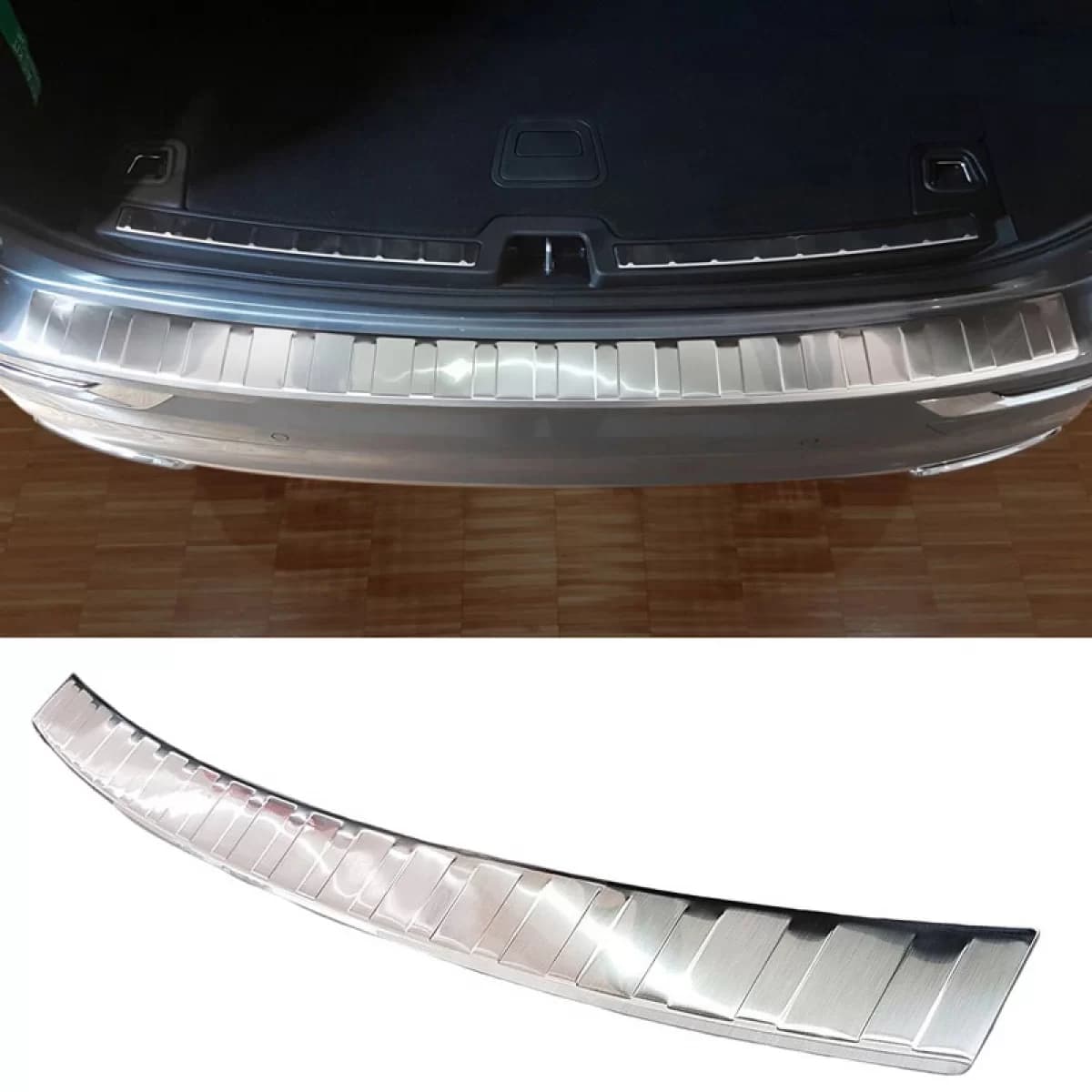 Rear Bumper Protector suitable for Volvo XC60 II 17+ Steel