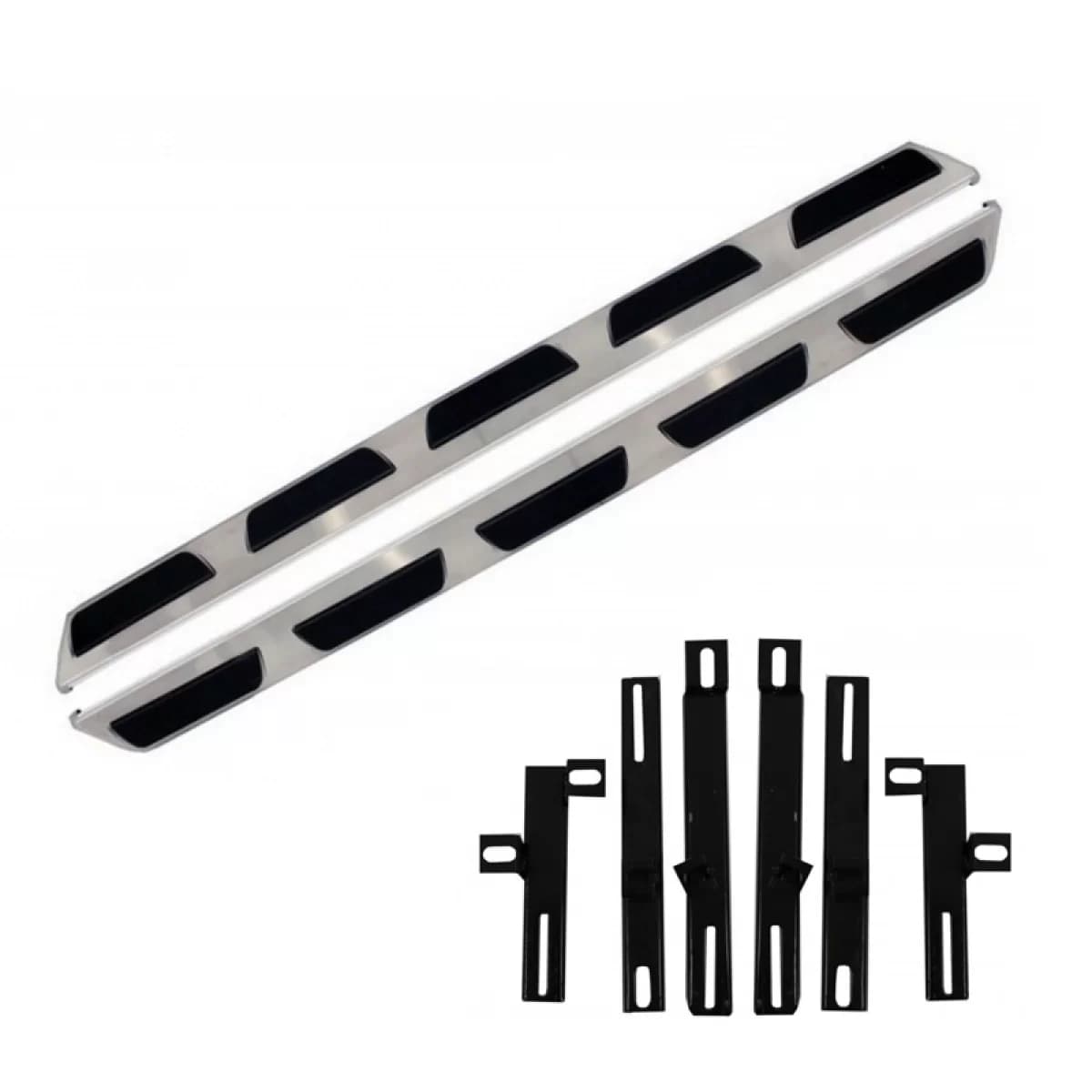 Side Steps Running Boards suitable for Audi Q5 (8R) 08-18 OEM Look 2 pcs