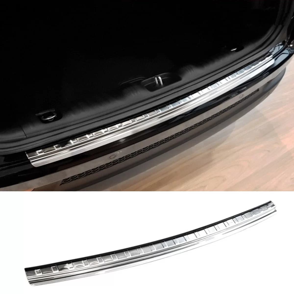 Rear Bumper Protector suitable for Jeep Compass II 17+ Steel