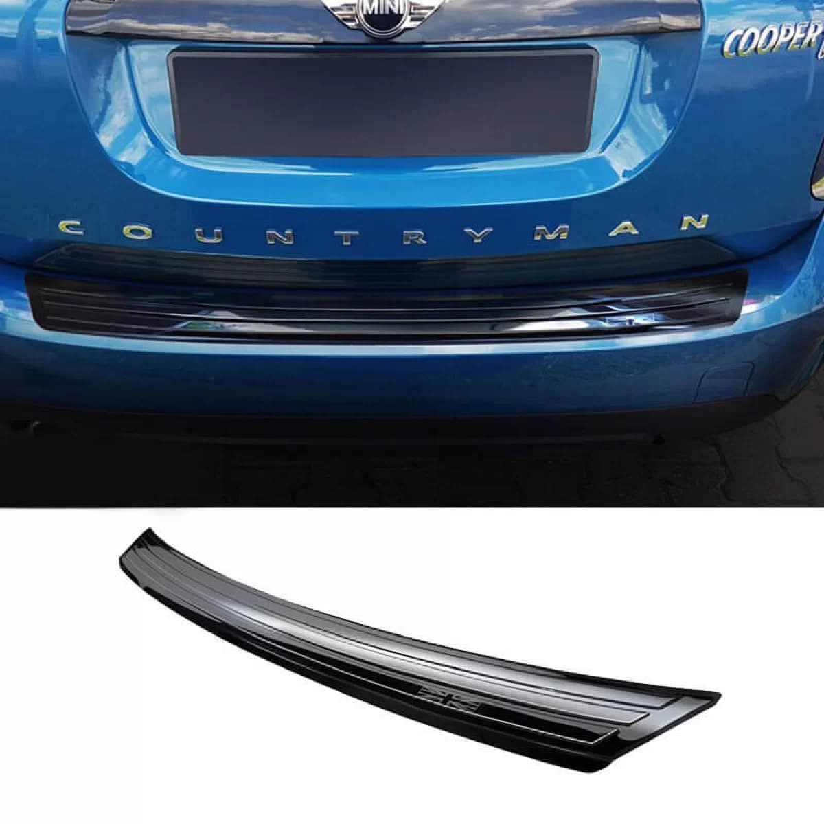 Rear Bumper Protector suitable for Mini Countryman F60 17+ Steel