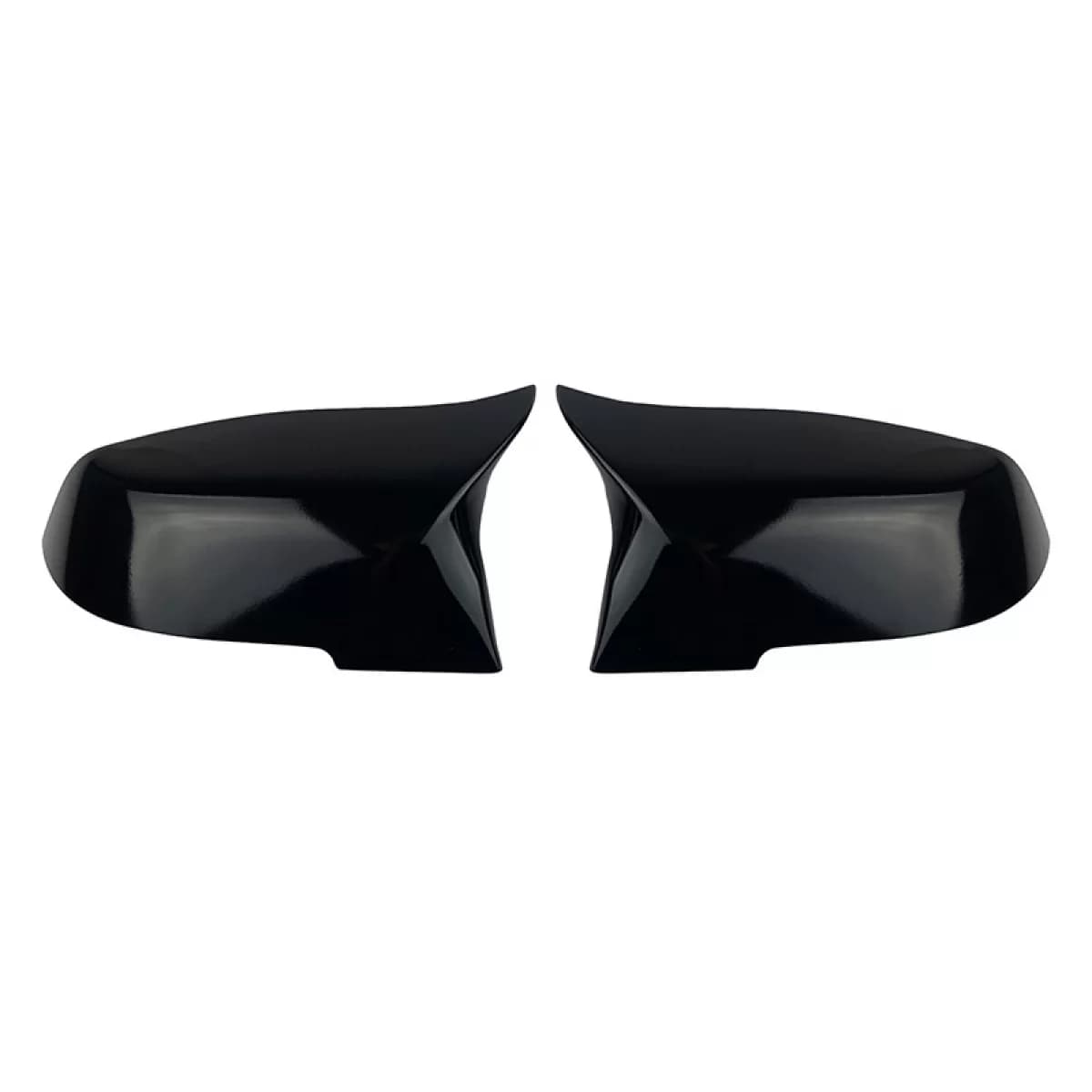 Mirror Covers suitable for BMW 1 2 3 4 X1 i3 M4 Look Glossy Black 2 Pieces