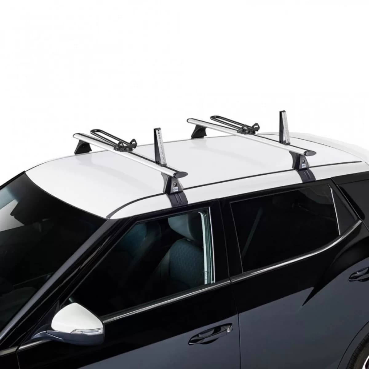Roof Bars Steel Kayak Carrier CRUZ 940-620 Keel Black 2 Pieces