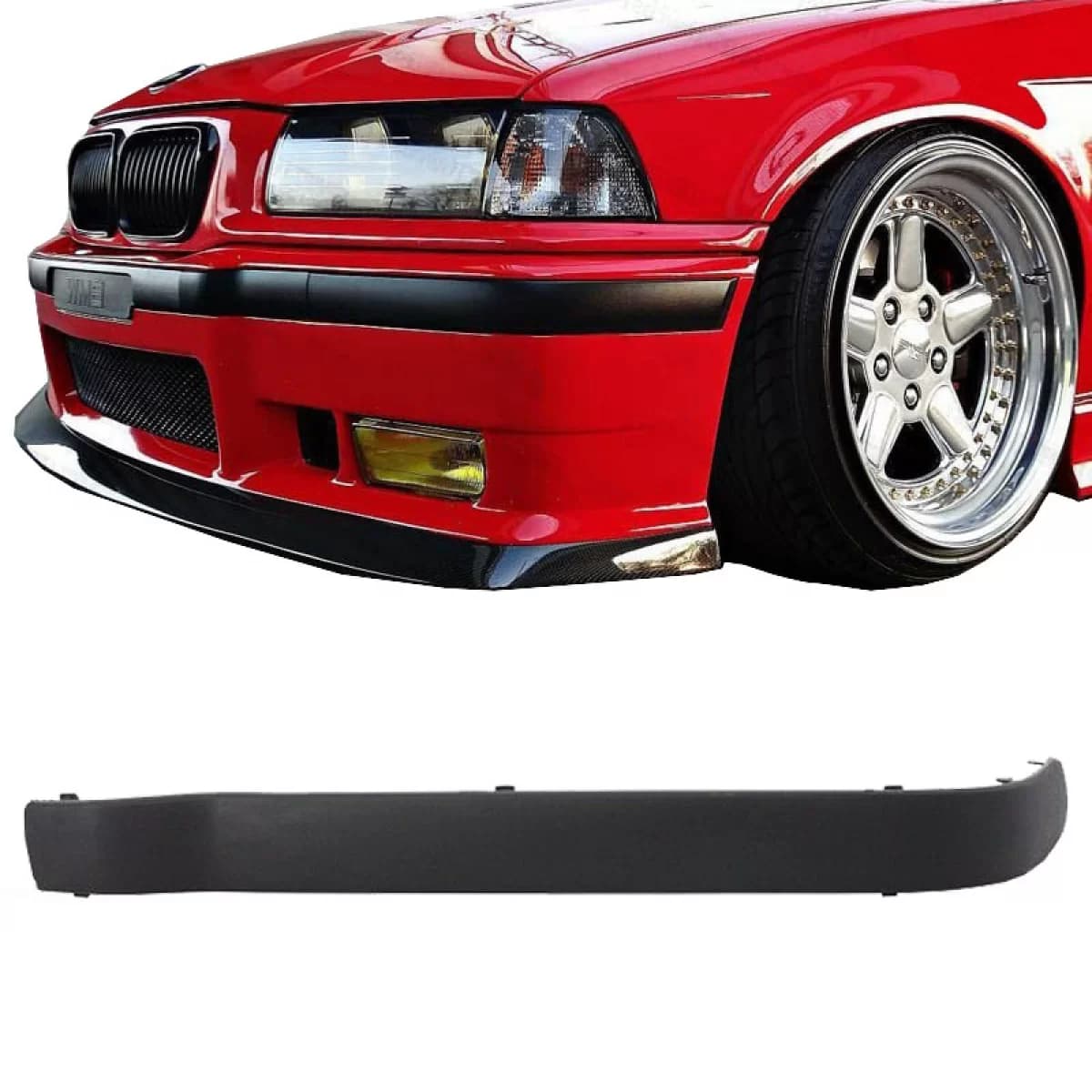 Front Bumper Left Trim suitable for BMW 3 E36 90-98 M3 1 pc Plastic
