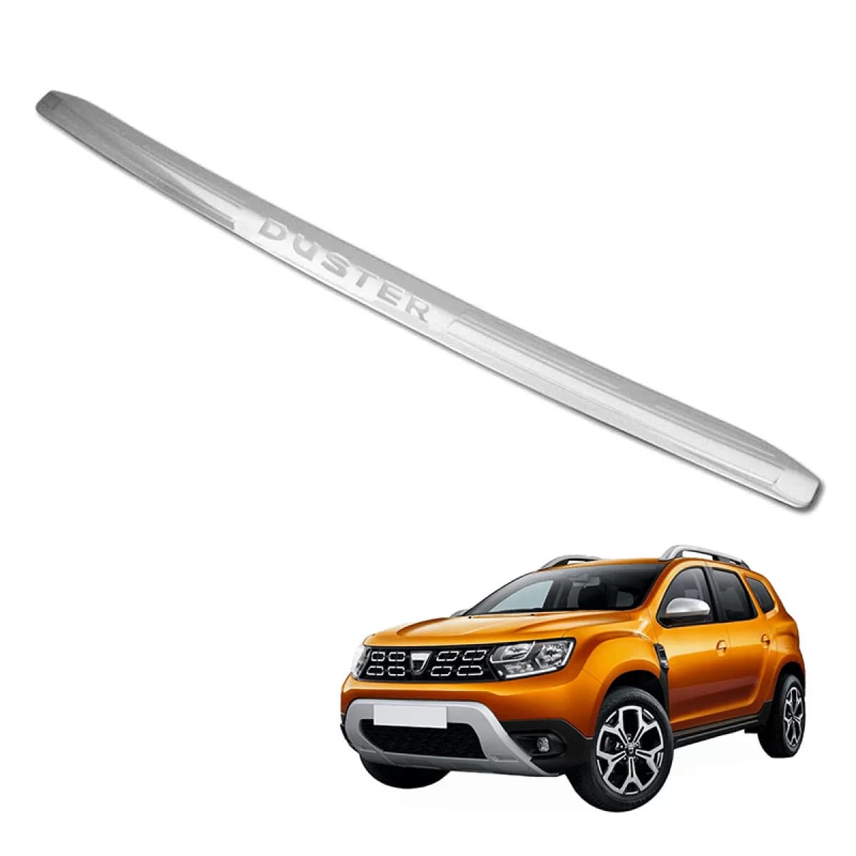 Rear Bumper Protector suitable for Dacia Duster 18+ "Wide Model" Steel