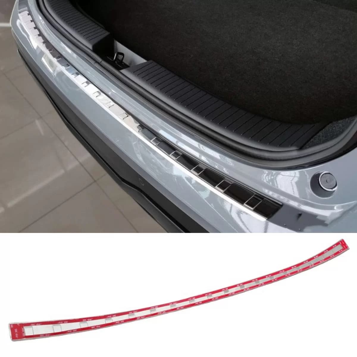 Rear Bumper Protector suitable for Nissan Qashqai 3 (J12) 21+ Steel