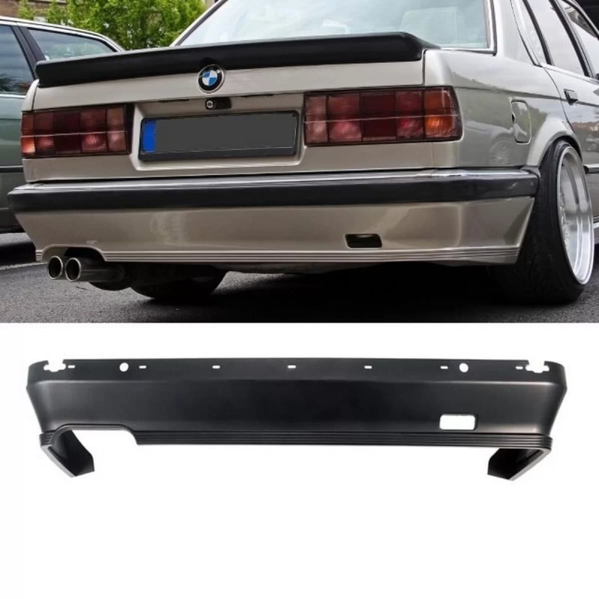 Rear Bumper suitable for BMW 3 E30 83-85 Pre-Facelift M-Technik 1 Look