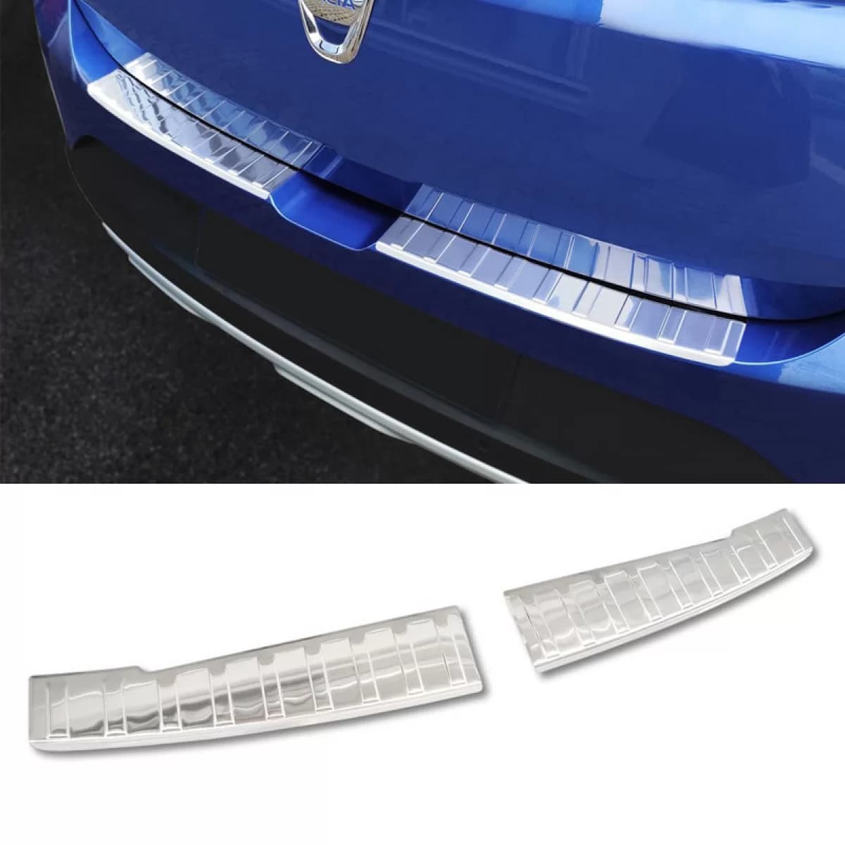 Rear Bumper Protector suitable for Dacia Sandero III 2020+ Steel