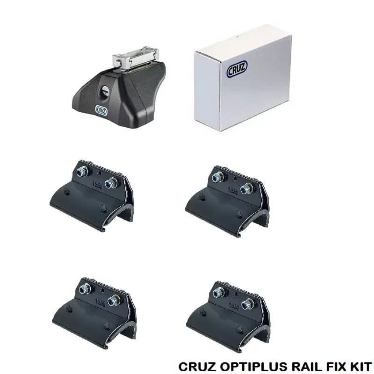 Fixation Kit suitable for Roof Bars CRUZ Optiplus Rail Fix 936-630 suitable for Renault Austral 2022+ With Integrated Railing Set of 4 Pieces