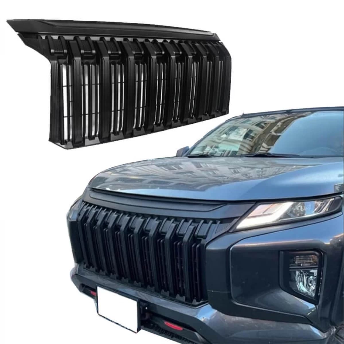 Front Grille suitable for Mitsubishi L200 2019+ Black Mat