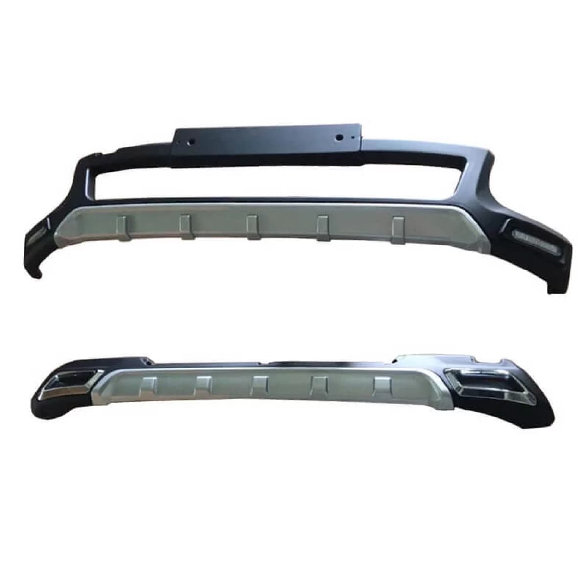 Skid Plates Bumper Body kit suitable for Front and Rear Bumper suitable for Citroen Berlingo 2018+ 2 Pieces